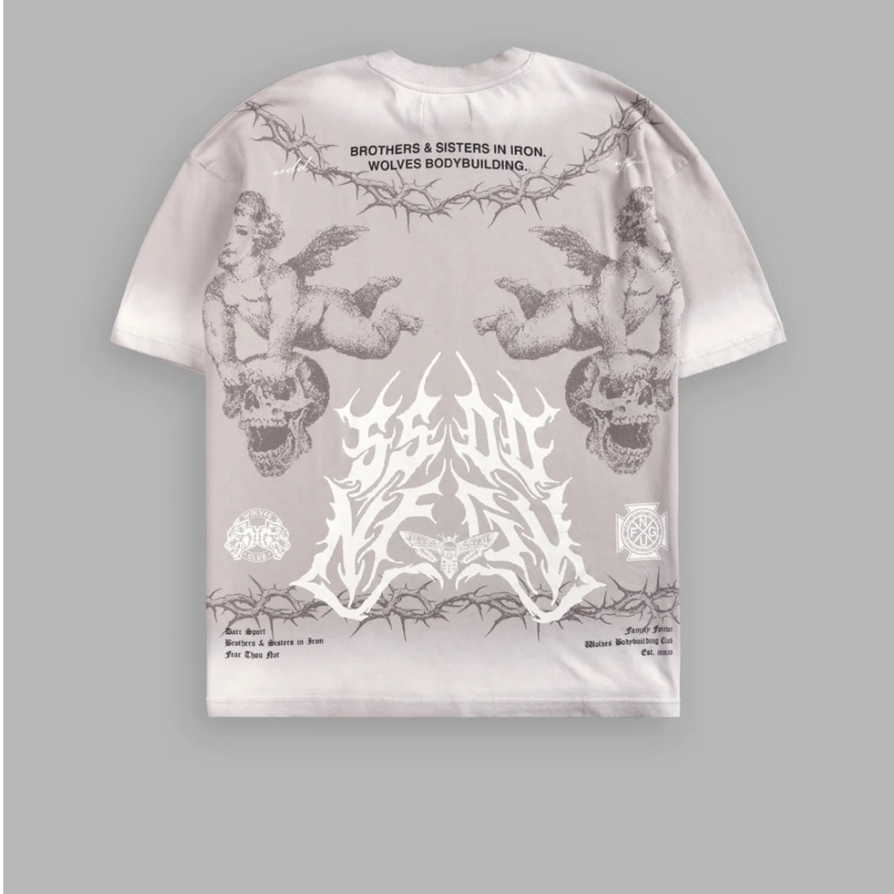 MESSENGERS "PREMIUM" OVERSIZED TEE IN CLAY